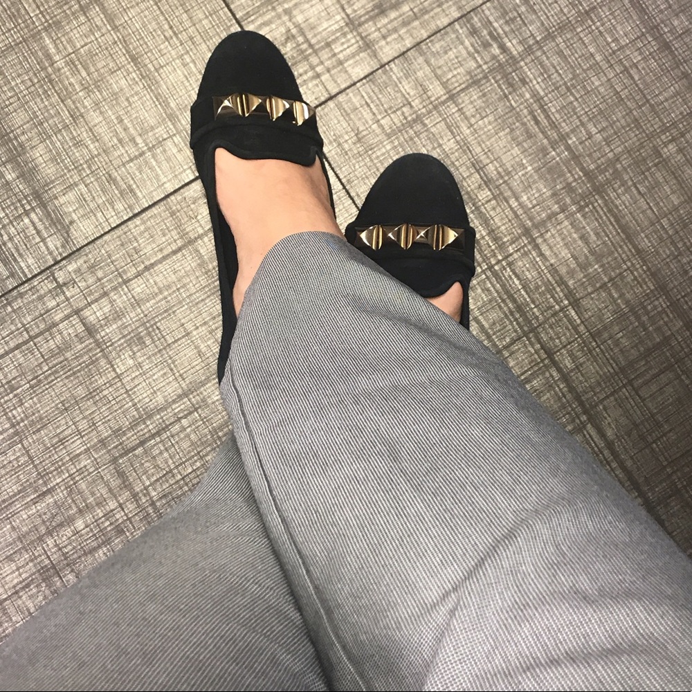 Tory Burch Asher Studded Suede Flats